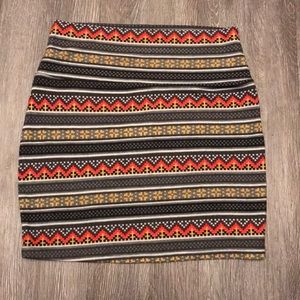 Swool tribal mini skirt